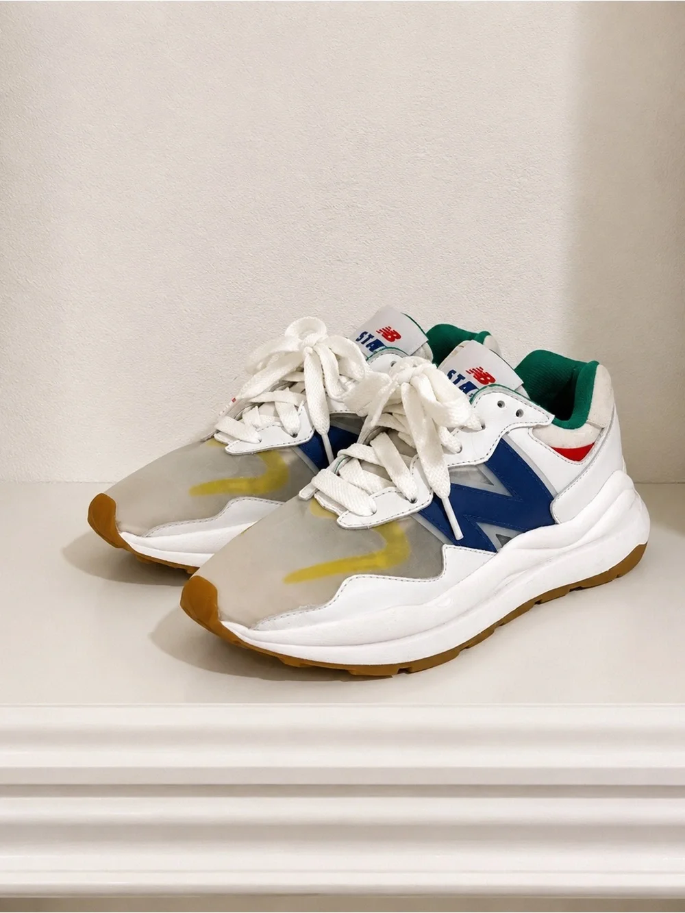 New Balance x STAUD 57/40 “White Blue Quartz” Style M5740SR Sneakers M 6.5 / W 8